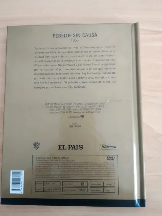 Rebelde sin causa Libro + DVD James Dean