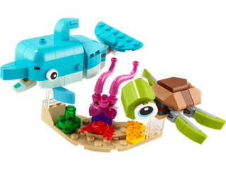 Lego Creator 3in1 31128 Delfino e tartaruga, nuovo