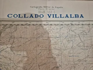 Mapa Cartografía Militar España Collado Villalba