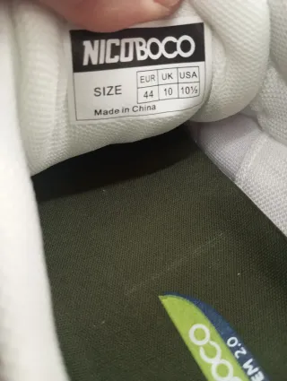 Zapatillas Nicoboco Hombre Gris y Blanco