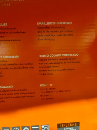 Sartén Skillet grill  hierro fundido Le Creuset