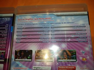 2 Juegos SingStar PS3