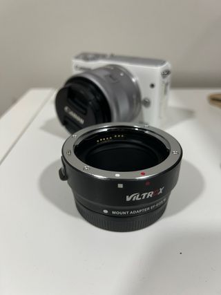 Canon EOS M10 + 15-45mm+ Adaptador NEGOCIABLE