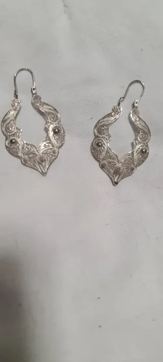 Brincos Prata Filigrana Portuguesa