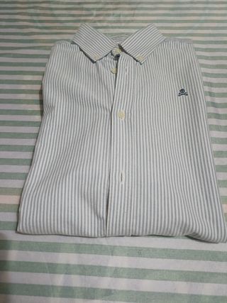 Camisa Scalpers Rayas Azules y Blancas talla 39