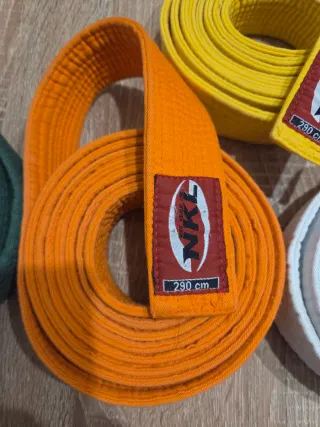Cinturón Judo NKL oficial Amarillo 290 cm