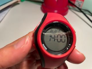 Reloj Deportivo Decathlon Waterproof Rojo