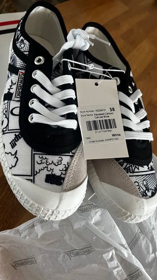 Zapatillas Kawasaki 38 con etiqueta