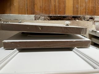 Puertas de armario madera lacada abatibles