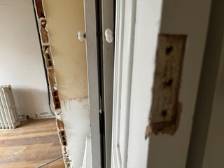 Puertas de armario madera lacada abatibles