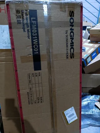 Specchio SONGMICS a figura intera curvo 160x50