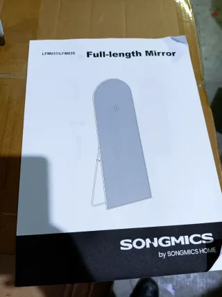 Specchio SONGMICS a figura intera curvo 160x50