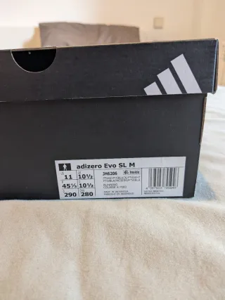 Adidas Adizero Evo SL Talla 45 1/3 Nuevas