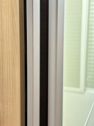 Armario 2 puertas correderas cristal y madera, +++