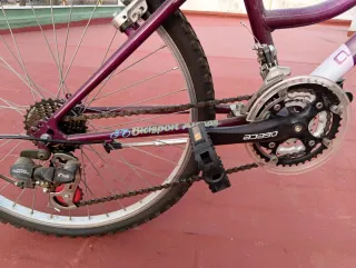 Bicicleta AGECE morada de 24 pulgadas