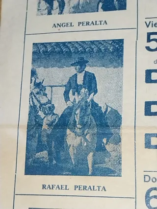 Almodóvar del Campo cartel toros 1971