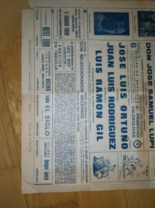 Almodóvar del Campo cartel toros 1971