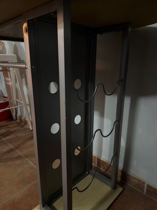 Mesa Barra Cocina con Botellero