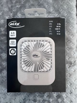 Ventoinha Portátil Elta Germany USB