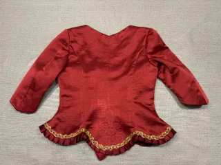 Corpiño Fallera Niña Rojo y Dorado