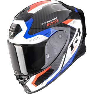 Casco Scorpion EXO R1 Carbon Propel Negro Azul