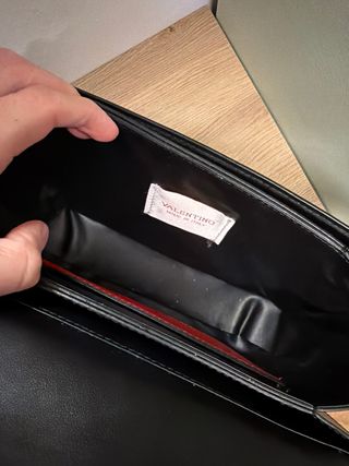 Borsa Valentino VLogo Nera Oro Nuova