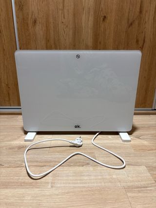 Estufa eléctrica ok. blanca