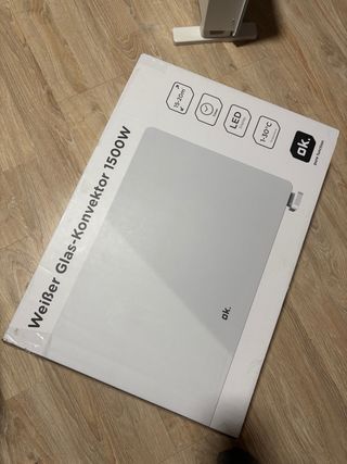 Estufa eléctrica ok. blanca