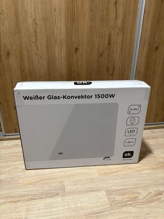 Estufa eléctrica ok. blanca
