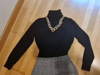 Conjunto Jersey Cuello Alto y Pantalón