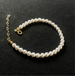 Pulsera Plata 925 Perlas Cristal Austriaco