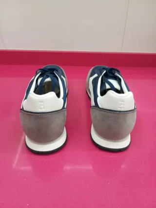 Zapatillas Zara Hombre Azul y Gris