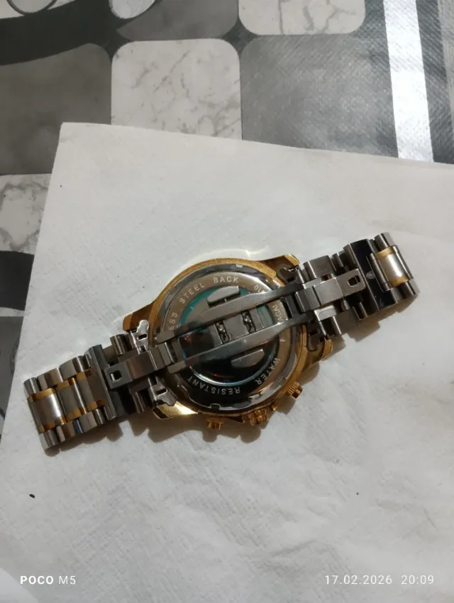 Reloj Automático Dorado y Plateado