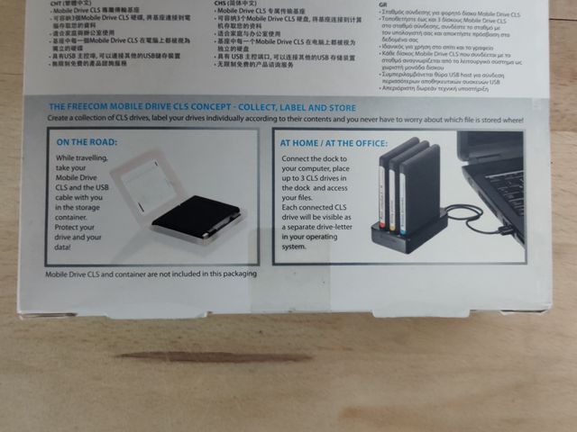 Freecom CLS Dock 3 Porte USB 2.0 nuovo mai usato