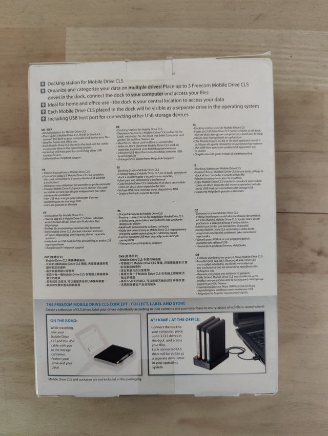 Freecom CLS Dock 3 Porte USB 2.0 nuovo mai usato