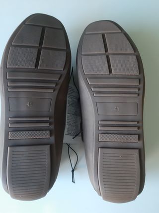 Mocasines beige/marrón talla 41