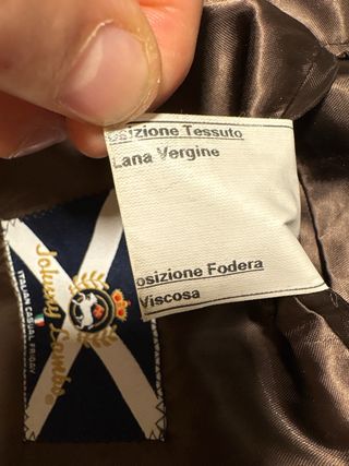 Abrigo lana marrón Johnny Lamb