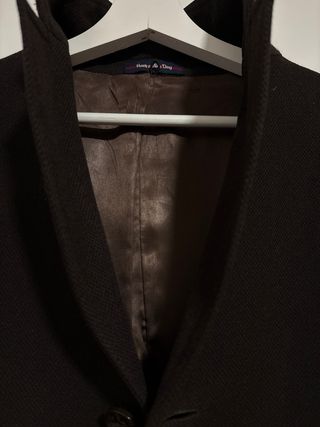 Abrigo lana marrón Johnny Lamb