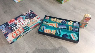Juego construcción madera Ze Tribu Djeco