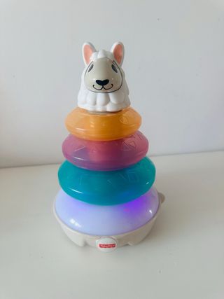 Juguete Fisher-Price Llama Apilable con Luces
