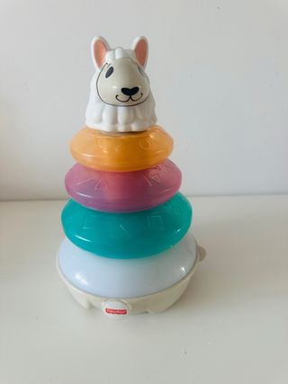 Juguete Fisher-Price Llama Apilable con Luces