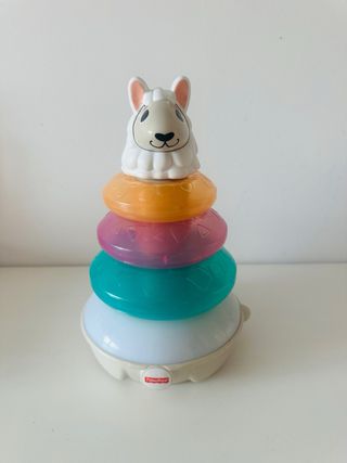 Juguete Fisher-Price Llama Apilable con Luces