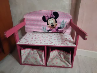 Banco infantil Minnie Mouse