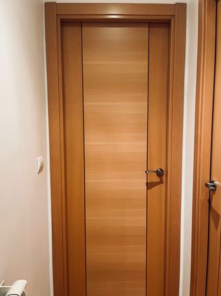 Puerta interior ciega 70x202 cm completa