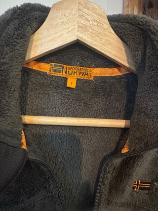 Chaqueta Forro Polar Geographical Norway Marrón