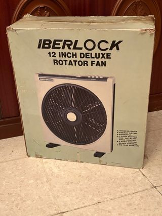 Ventilador IBERLOCK 12 Deluxe Rotator