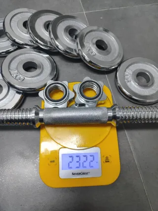 Juego Mancuernas Desmontable con Maletín