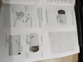 Proyector blanco y negro