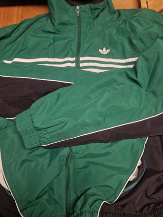 Chaqueta Adidas Verde y Negra