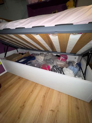 Cama individual 90x190 con canapé